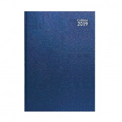 Collins A4 Desk Diary Week to View 2019 Blue 40