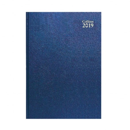 Collins A4 Desk Diary Week to View 2019 Blue 40
