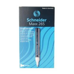 Schneider Maxx 265 Liquid Chalk Bullet Tip Marker Fine White (Pack of 10) 126549