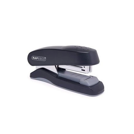 Rapesco Flat ClInch Half Strip Stapler (Black)