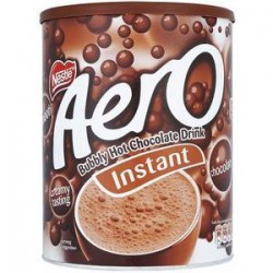 Nestle Aero hot chocolate....