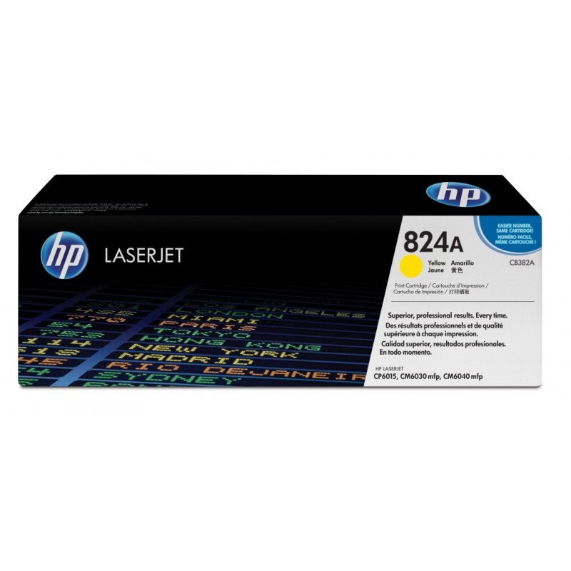 CB382A 824A 21k Yellow Toner