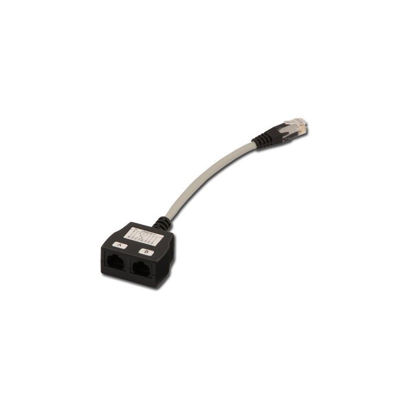 UTP Port Doubler, 2 x 10/100Base-T to 1 Port