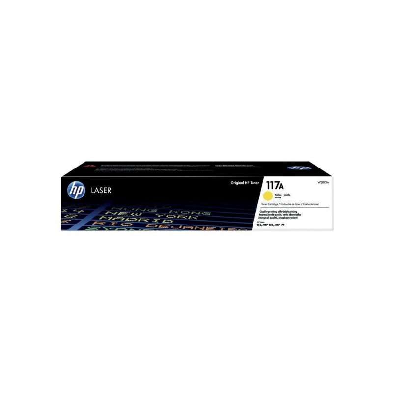 W2072A 117A Yellow Original Laser Toner Cartridge