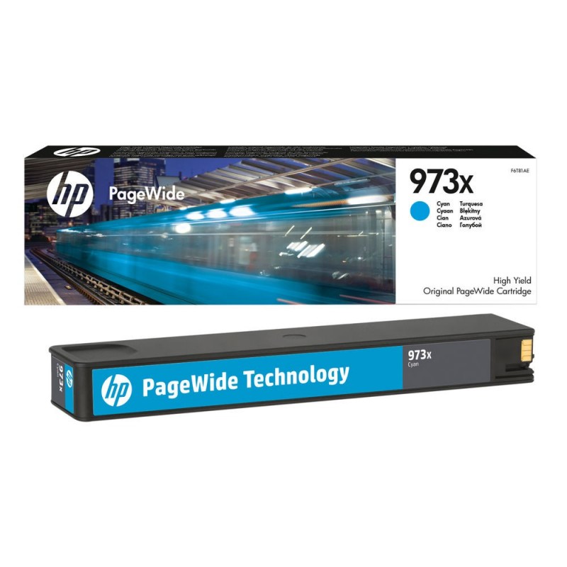 HP 973X (Yield 7,000 Pages) High Yield Original Cyan
