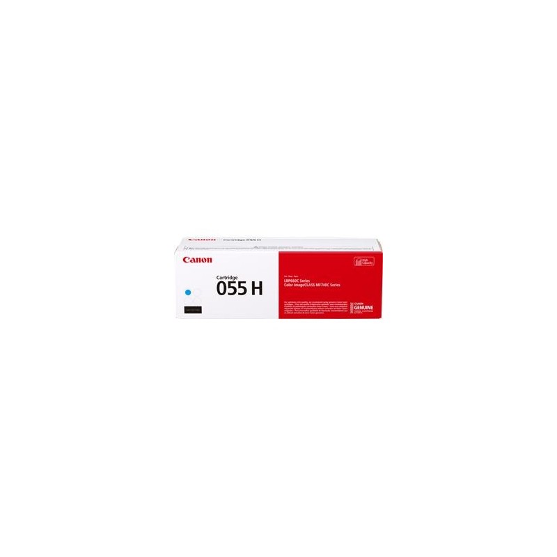 055H High Yield Laser Toner Cartridge Cyan 3019C002