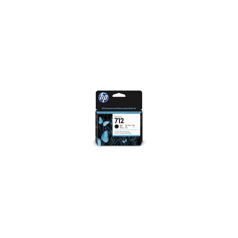 3ED71A 712 High Capacity Black Ink Cartridge 80ml