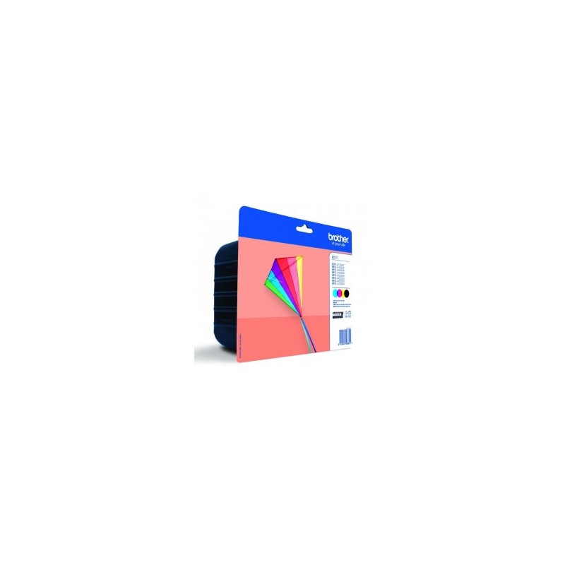 LC223VALBP Value Pack Ink (BK,C,M,Y)