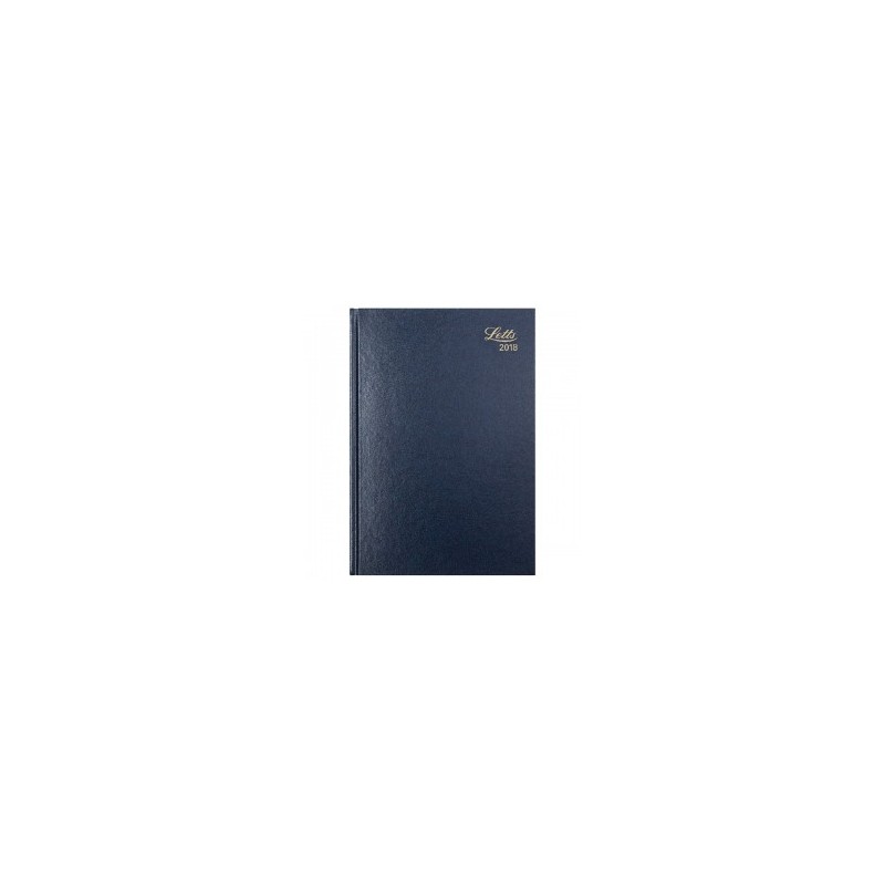 Letts 11Z A4 Day/Page Diary Blue 2019