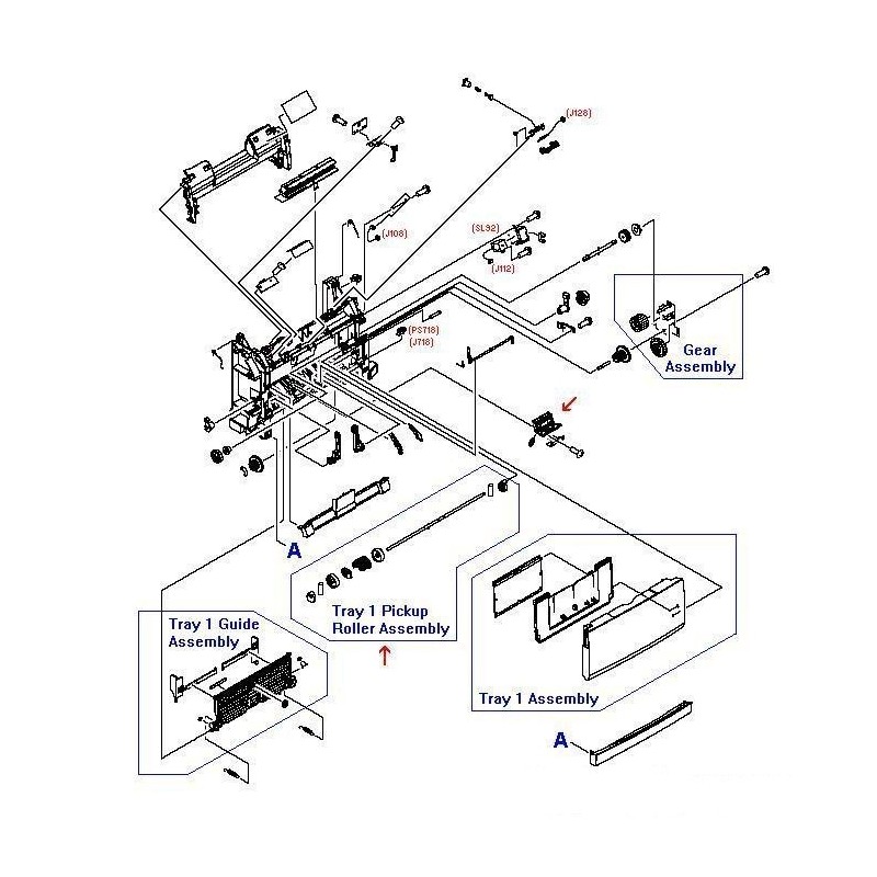 Q3948-67907 - Paper pickup Kit Q3948-67907 - Paper pickup Kit