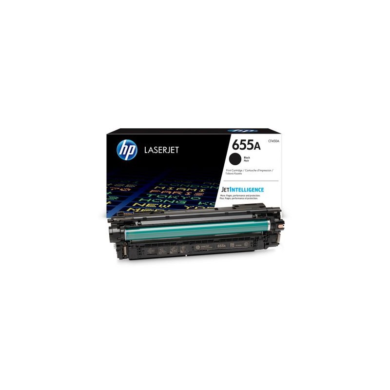 HP 655A Black Toner Cartridge - (CF450A)