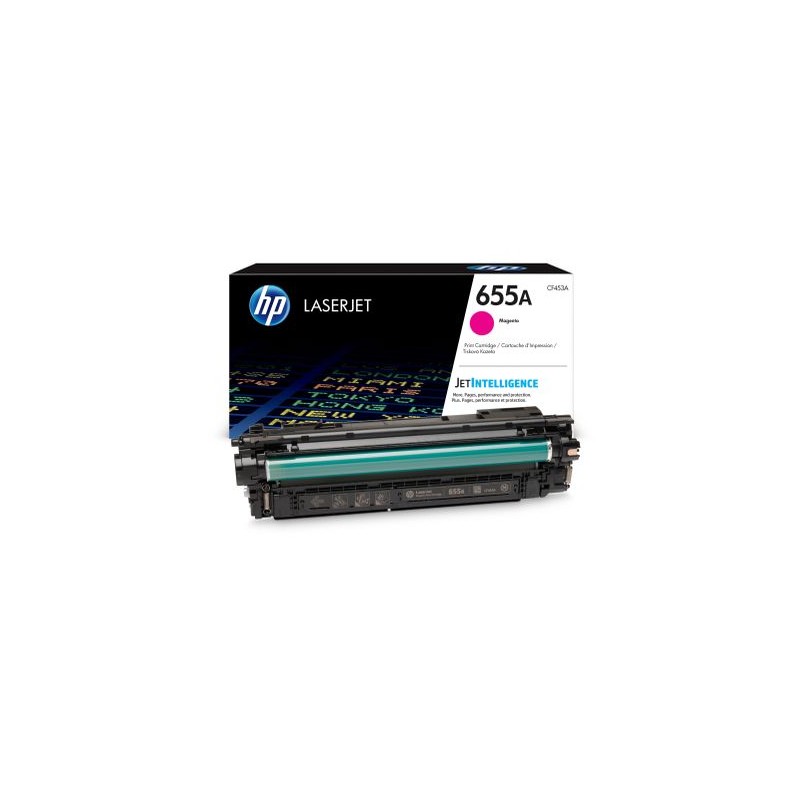 HP 655A Magenta Toner Cartridge - (CF453A)