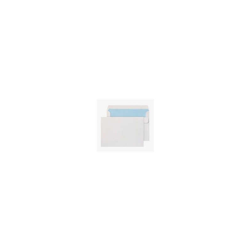 ValueX Wallet Envelope C6 Self Seal Plain 90gsm White (Pack 1000)
