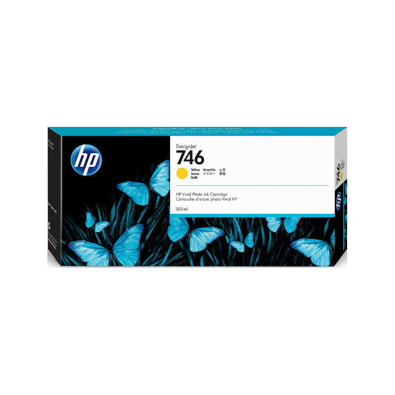 HP 746 Yellow Ink Cartridge 300ml