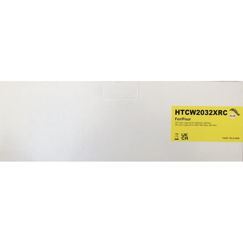 Remanufactured 415X Yellow LaserJet Toner Cartridge W2032X