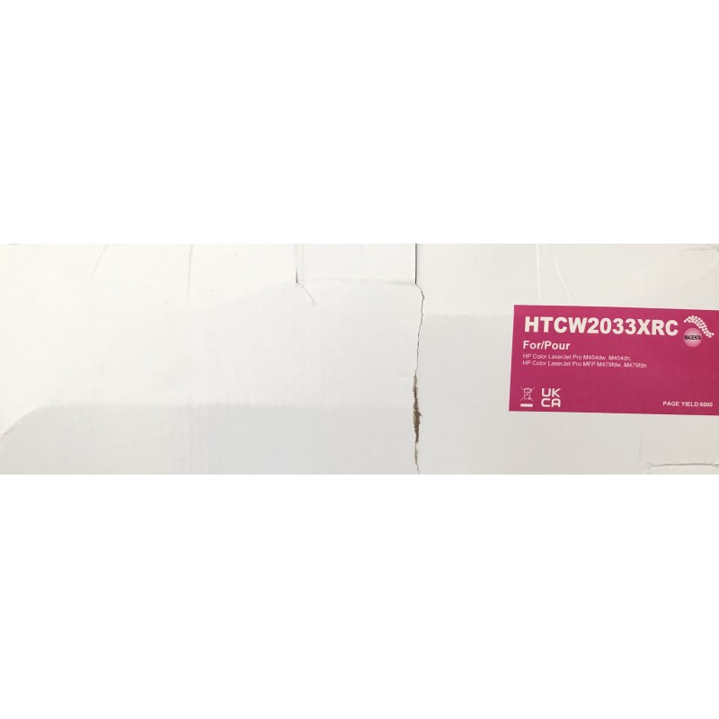 Remanufactured 415X Magenta LaserJet Toner Cartridge W2033X