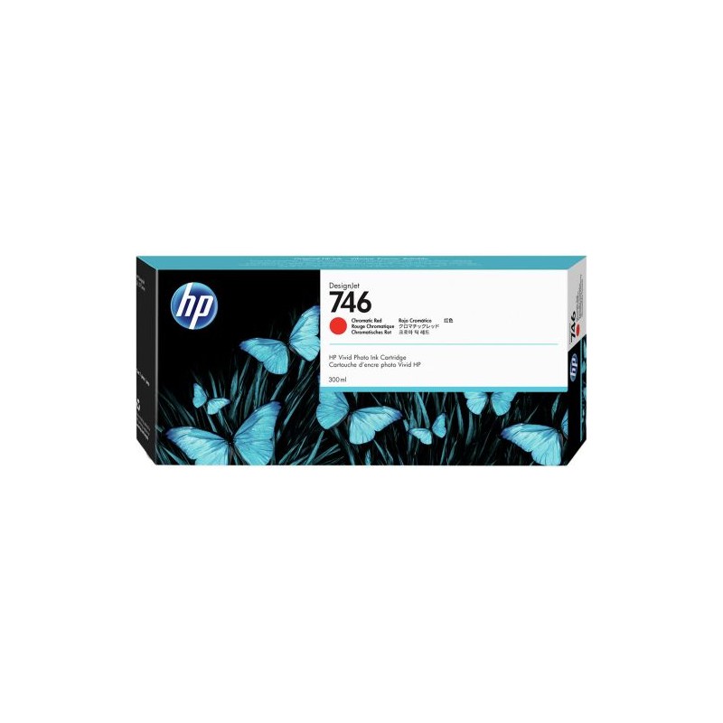 HP 746 Chromatic Red Standard Capacity Ink Cartridge 300ml