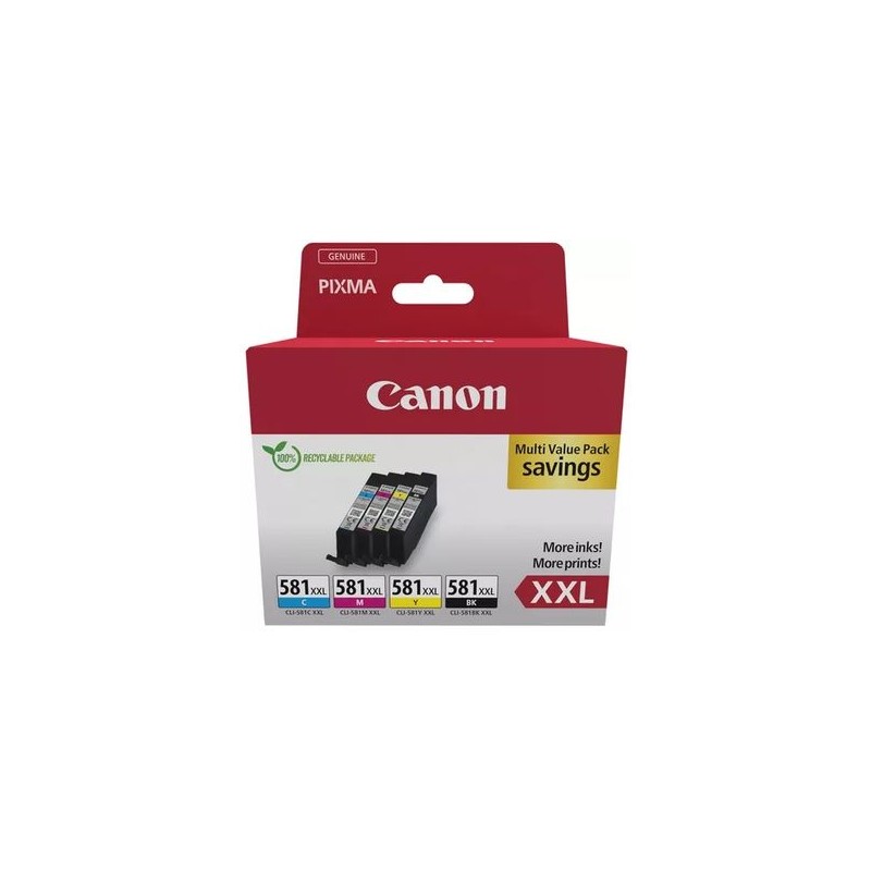 CANON CLI-581XXL - 11.7ml Ink Cartridge C/M/Y/BK MULTI