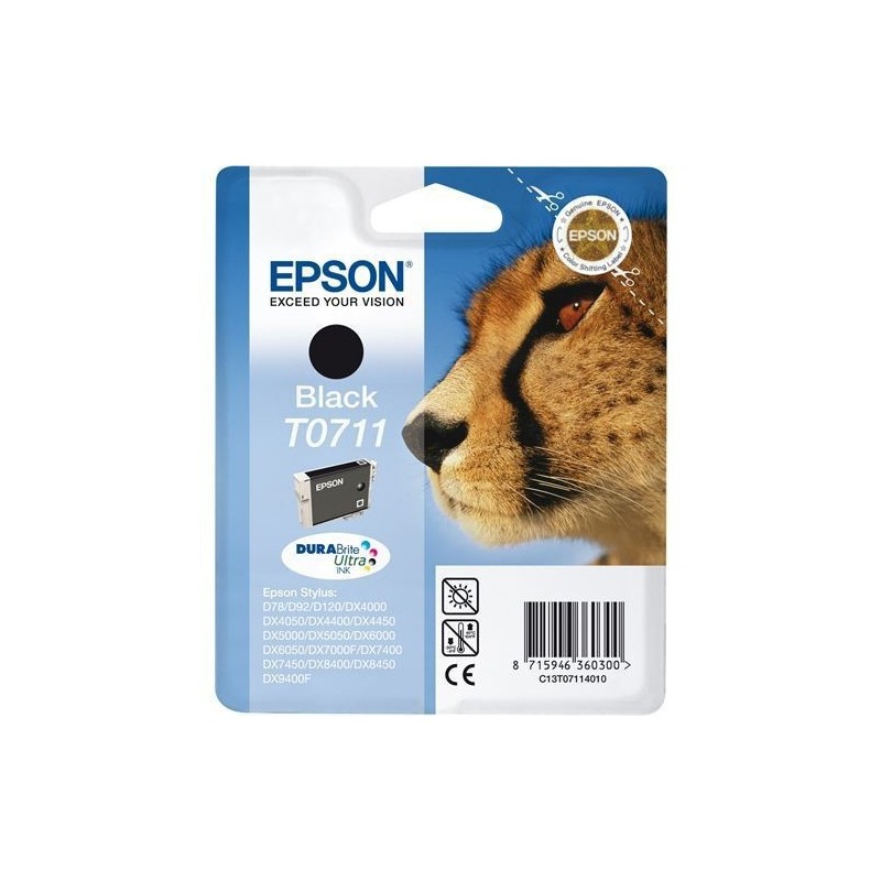 Epson Inks Black Cartridge 7.4ml T071140 Epson Inks Black Cartridge 7.4ml T071140