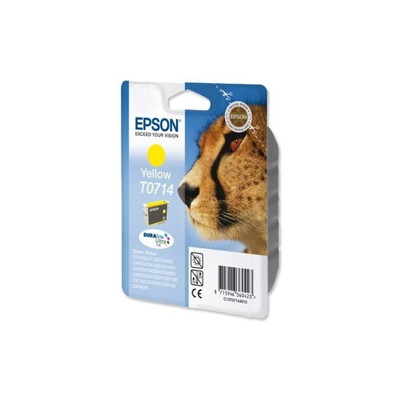 Epson Inks Yellow Ink Hi-Cap 5.5ml T071440 Epson Inks Yellow Ink Hi-Cap 5.5ml T071440