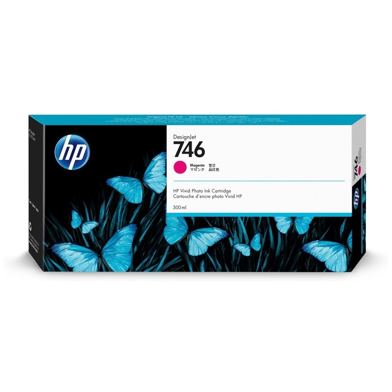 HP 746 Magenta Ink Cartridge - (P2V78A) 300ml