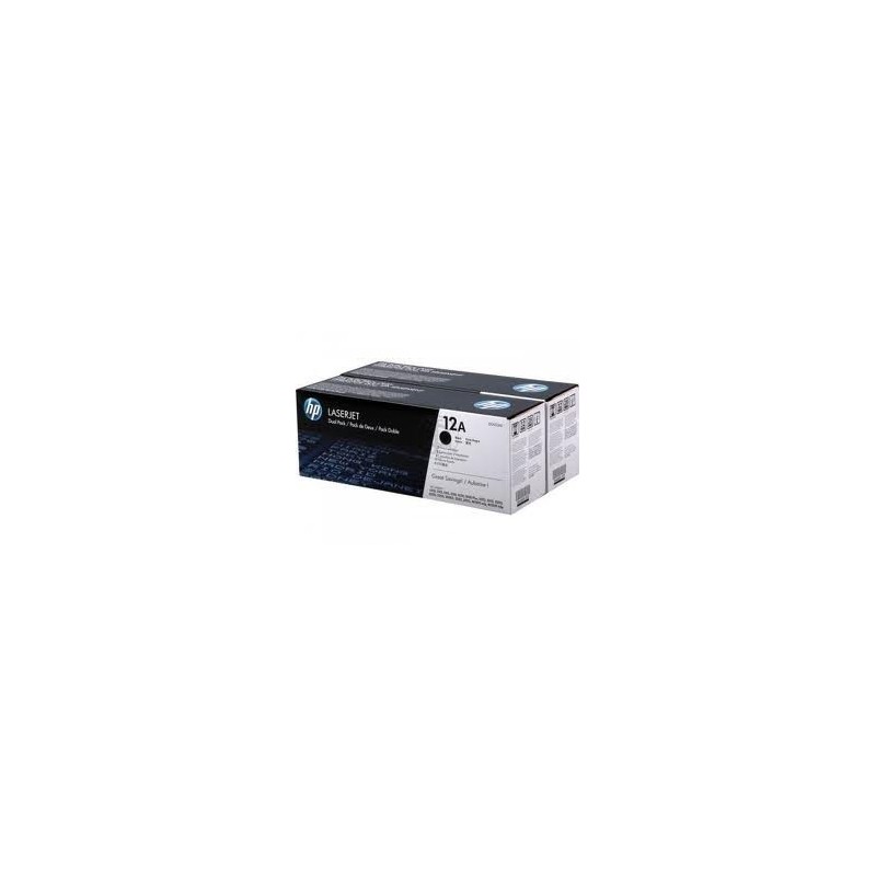 Q2612AD 12A 2k Black Toner Dual Pack Q2612AD 12A 2k Black Toner Dual Pack