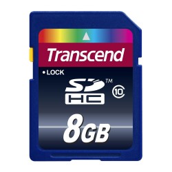 8GB SDHC Class 10 Memory Card
