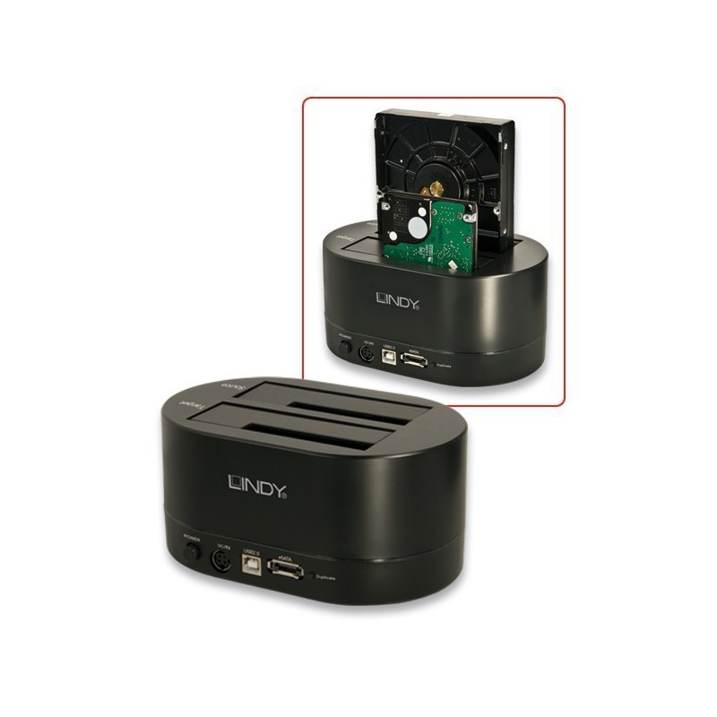 USB 2.0 & eSATA Docking & Cloning Station USB 2.0 & eSATA Docking & Cloning Station