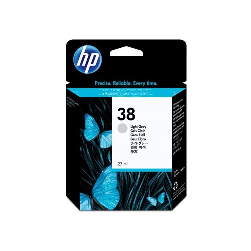 C9414A HP 38 Light Grey Ink Cartridge - 27ml