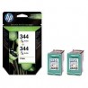 C9505EE No.344 2Pk 14ml Colour Ink