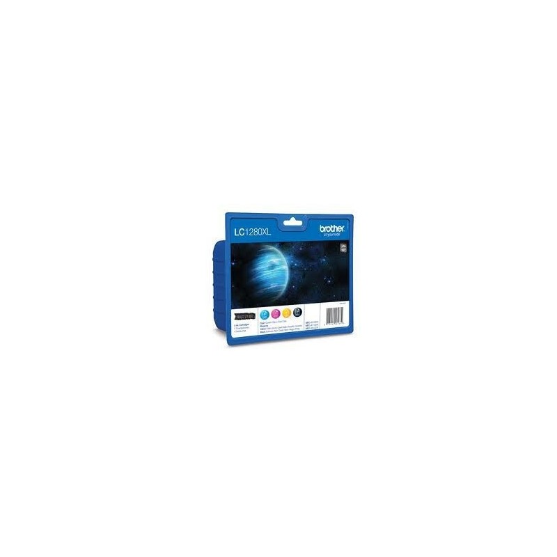 LC1280XL Value Pack Ink (BK,C,M,Y)