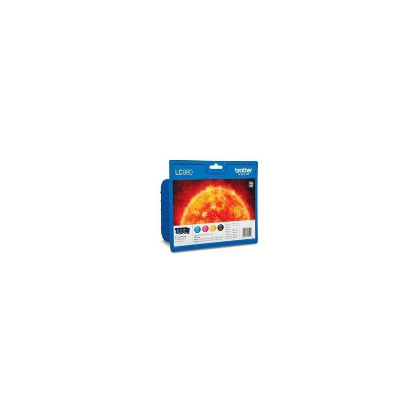 LC980 Value Pack Ink (BK,C,M,Y)