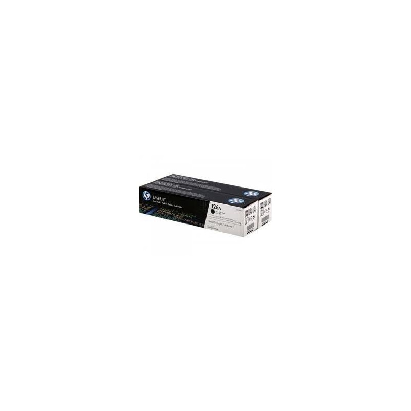 CE310AD Dual Pk 126A 1.2k Black Toner