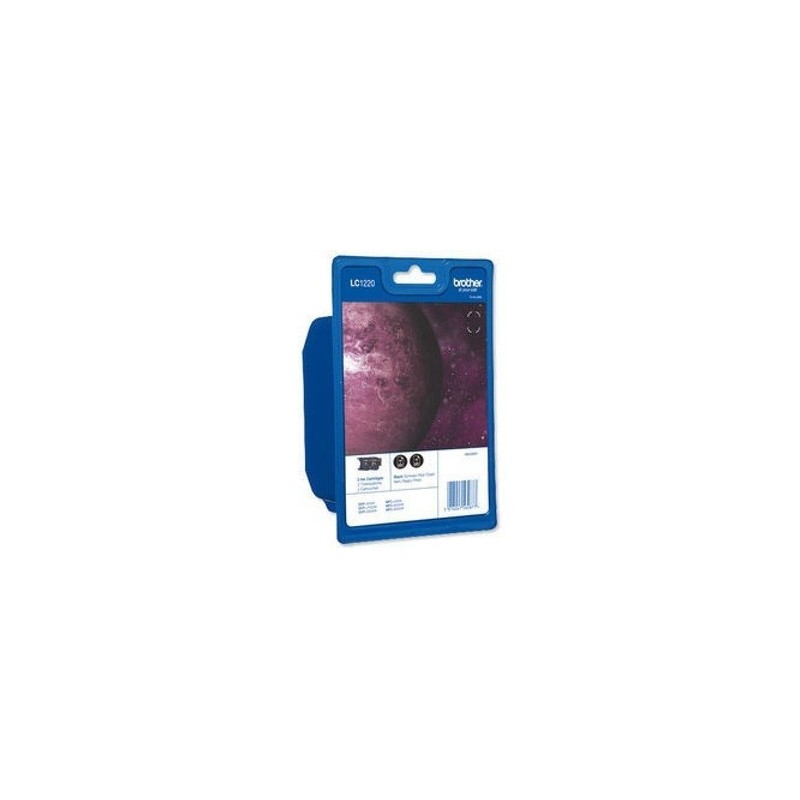 LC1220 Twin Pack Ink Black