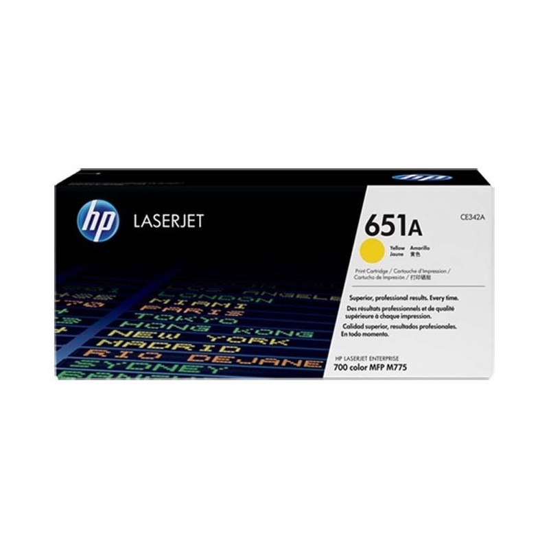 CE342A 651A 16k Yellow Toner