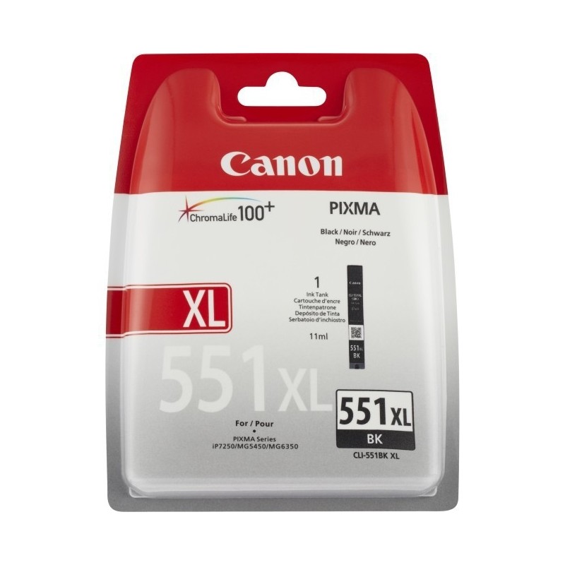 CLI-551BK XL Ink Cartridge - Black