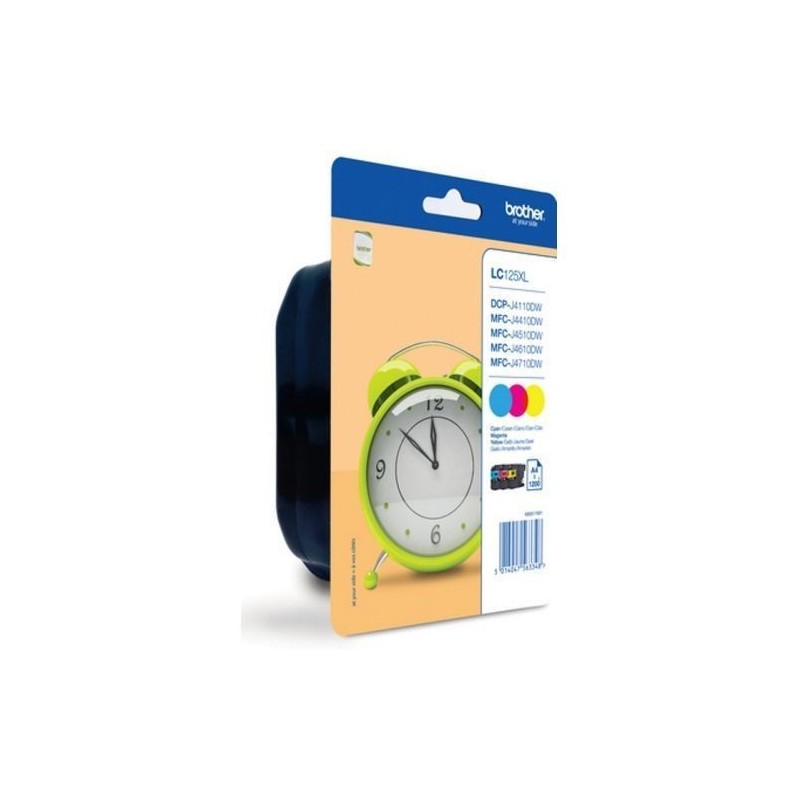 LC125XL Rainbow Pack Ink (C,M,Y)