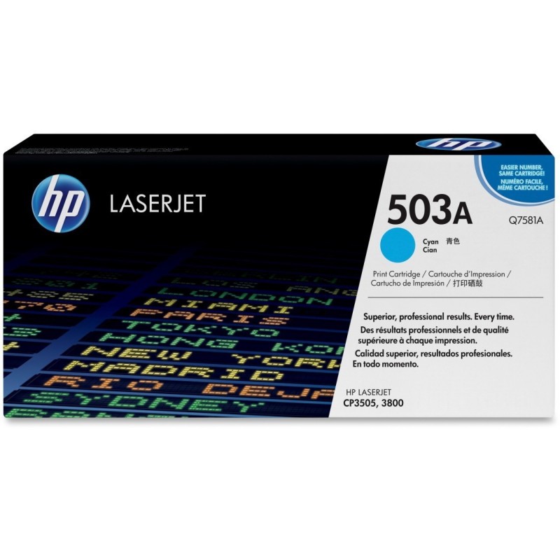 Q7581A Cyan Toner