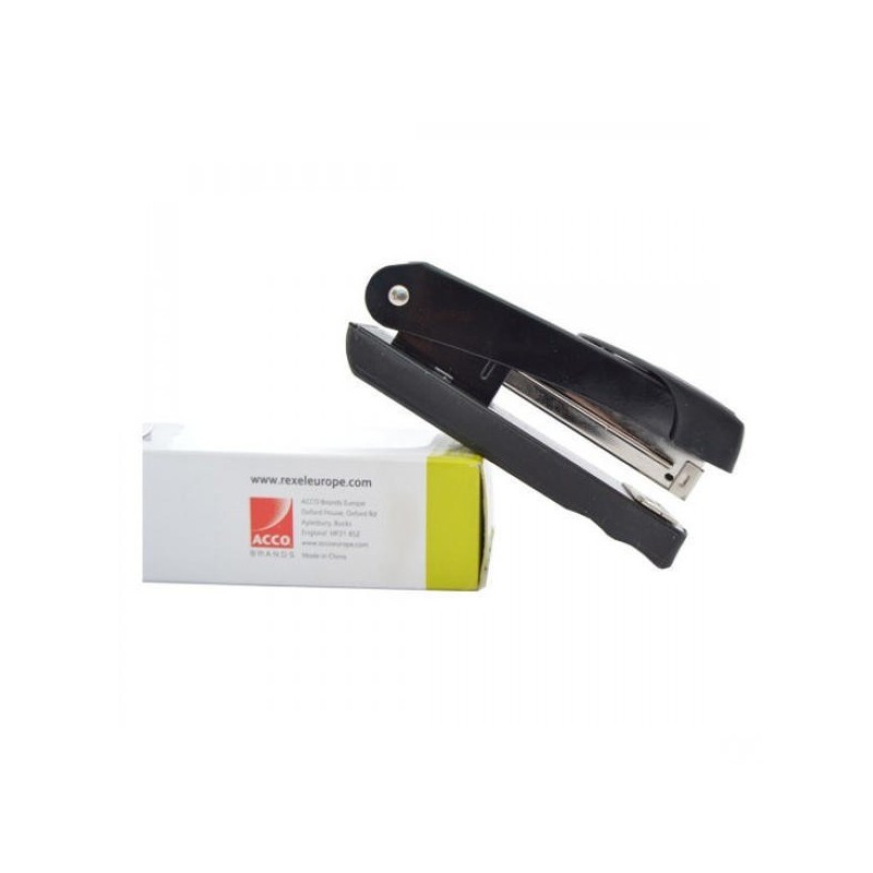 Rexel Meteor Black Half Strip Stapler 2100019