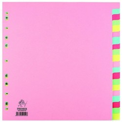 A4 Divider 20-Part Pink