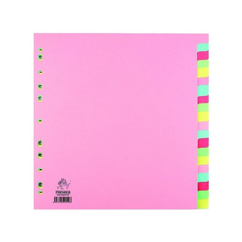 A4 Divider 20-Part Pink