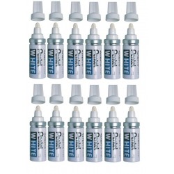 Pentel Paint Marker White Bullet Tip (Pack of 12) X100W