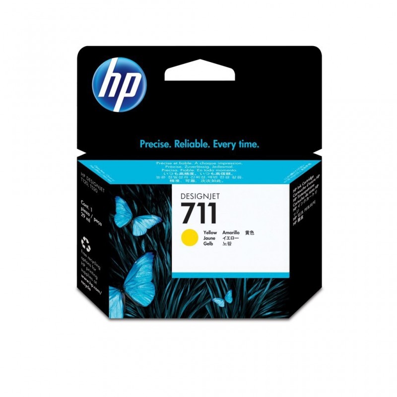HP 711 29-ml Yellow Ink Cartridge HP 711 29-ml Yellow Ink Cartridge