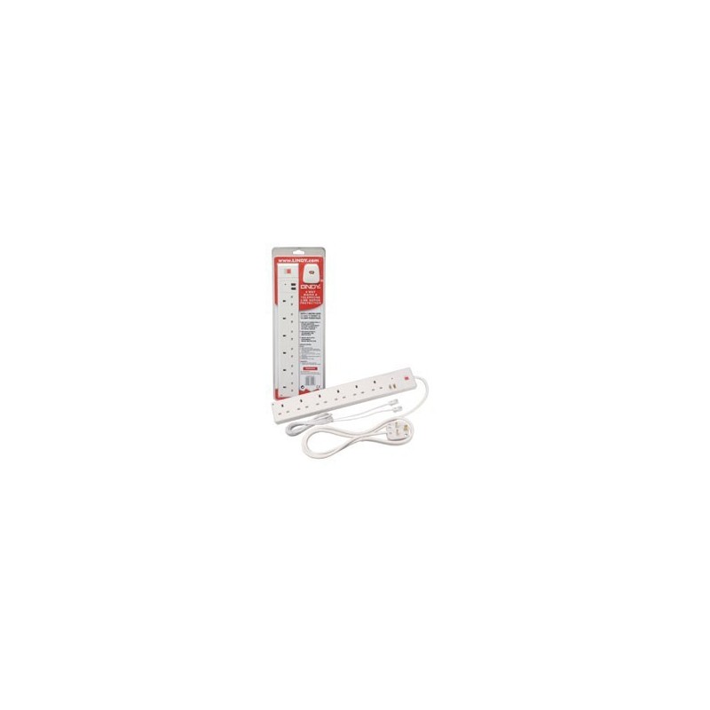 Power Strip - UK Mains 6 Way SP