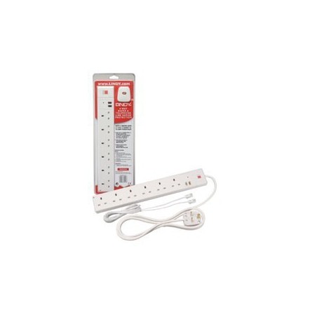 Power Strip - UK Mains 6 Way SP